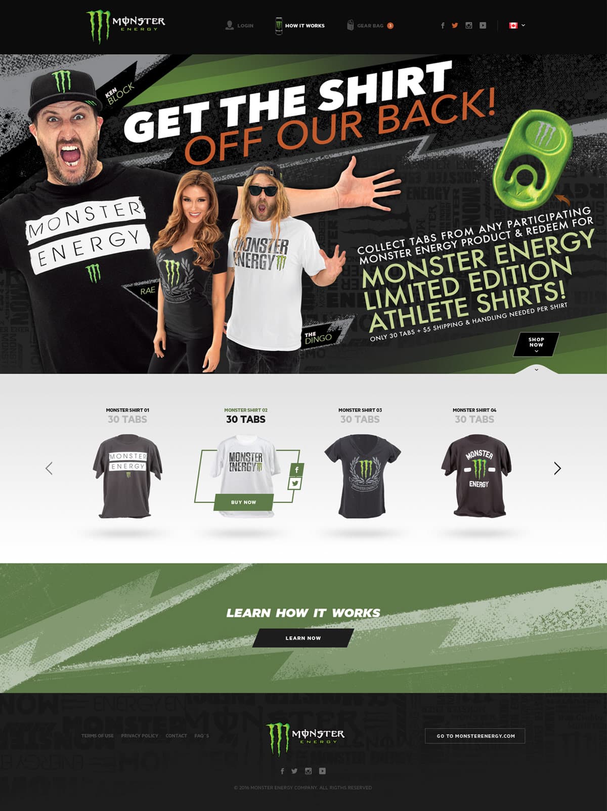 Monster Energy, Ekko Media web design, video production and marketing