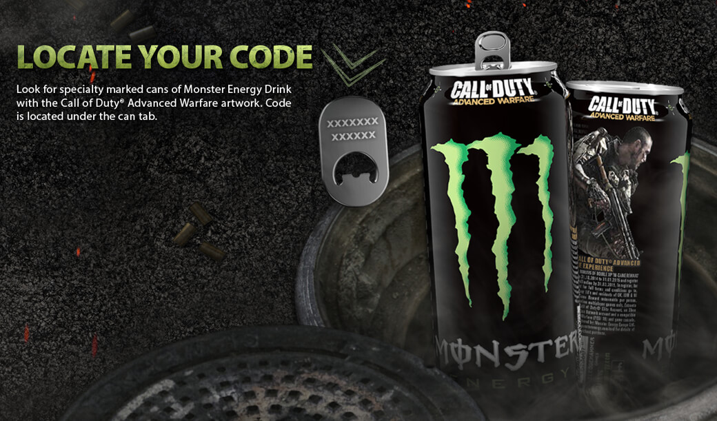 Monster Energy, Call of Duty Promotional Site,Ekko Media web design, video production and marketing