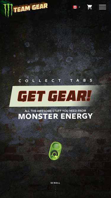 Monster Energy Gear, Ekko Media web design, video production and marketing