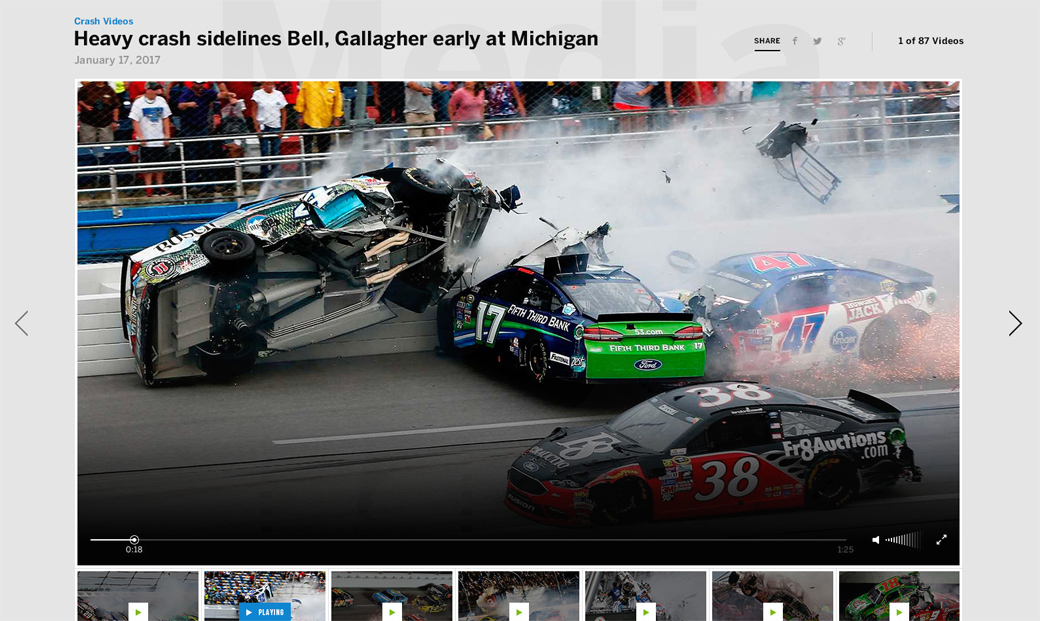 Monster Energy, NASCAR Website, Ekko Media web design, video production and marketing