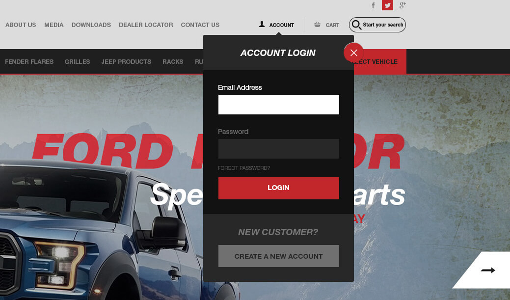 Paramount Automotive Dealer login, Ekko Media web design, video production and marketing