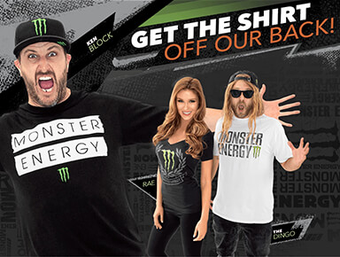 Monster’s “Shirt Off Your Back” Promo