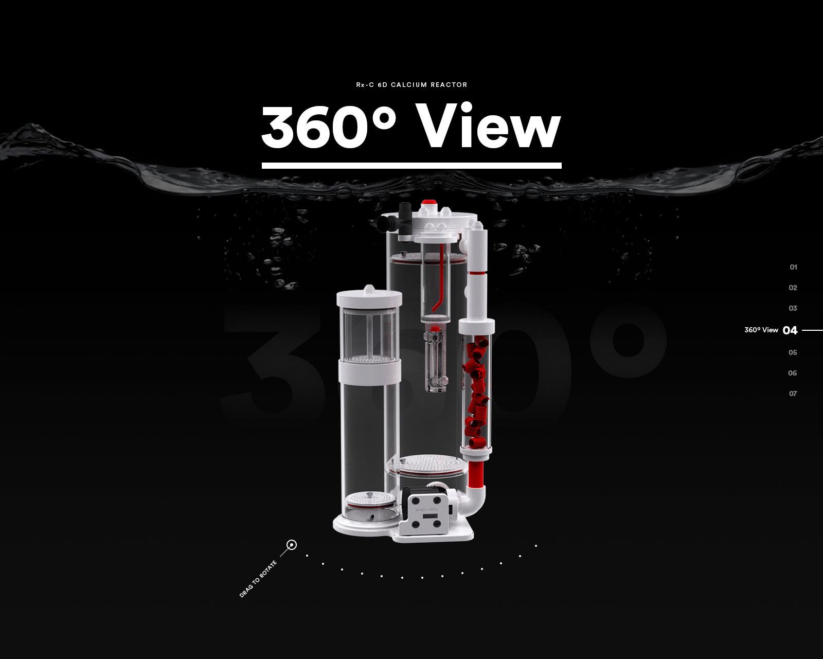 Vertex Aquaristik 3D product viewer, interactive website, Ekko Media web design, video production and marketing